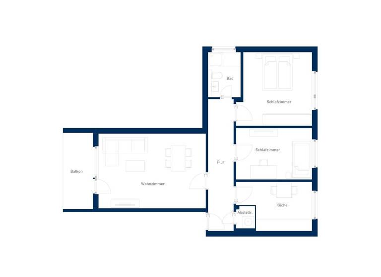 Wohnung zur Miete 1.607 € 3 Zimmer 77 m² 2. Geschoss frei ab 01.06.2026 Dringsheide 34 Billstedt Hamburg 22119