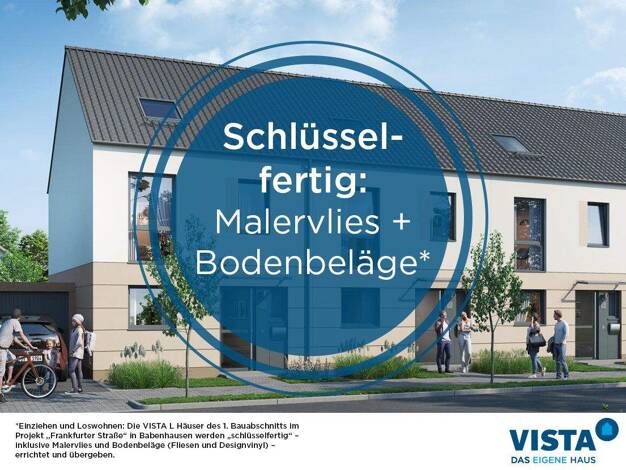 Reihenendhaus zum Kauf - Erstbezug 509.500 € 4,5 Zimmer 129 m² 223 m² Grundstück Frankfurter Straße 28 Babenhausen 64832