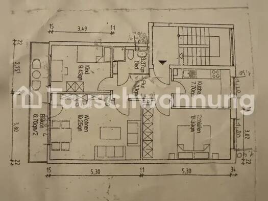 Wohnung zur Miete Tauschwohnung 780 € 3 Zimmer 65 m² 4. Geschoss Alsterdorf Hamburg 22083