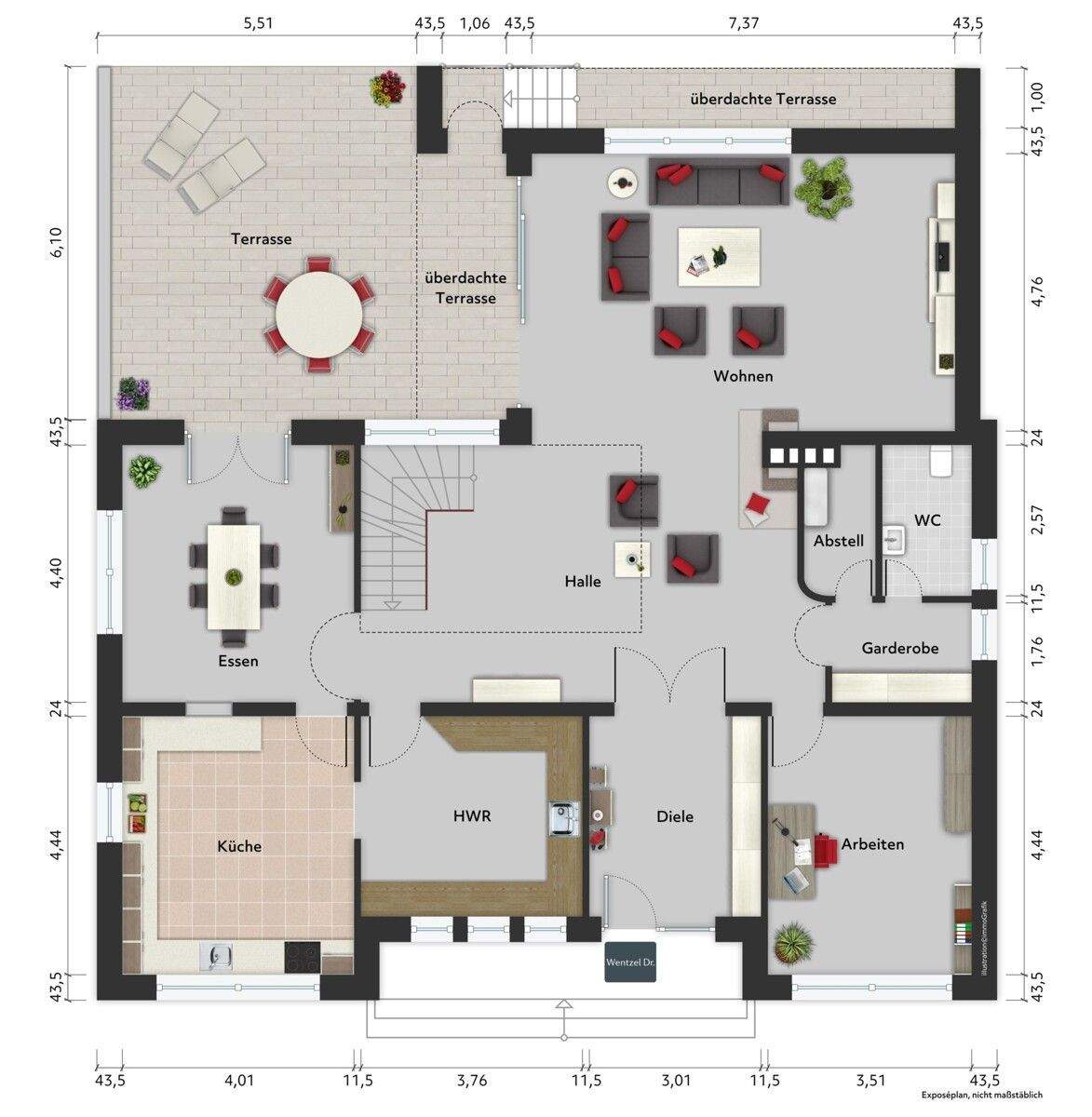 Immobilie in Glinde - Exklusives Einfamilienhaus in traumhafter Wohnlage von Glinde - Wentzel Dr. - Bild 4