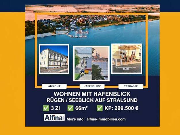 Terrassenwohnung zum Kauf provisionsfrei als Kapitalanlage geeignet 3 Zimmer 66 m² Altefähr Altefähr 18573