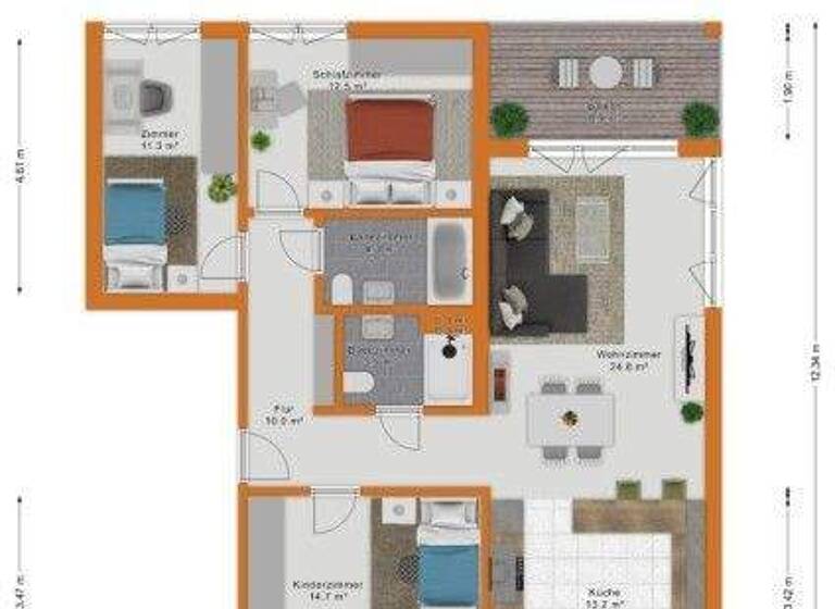 Wohnung zum Kauf 675.000 € 4 Zimmer 96,1 m² Bockenheim Frankfurt am Main 60487