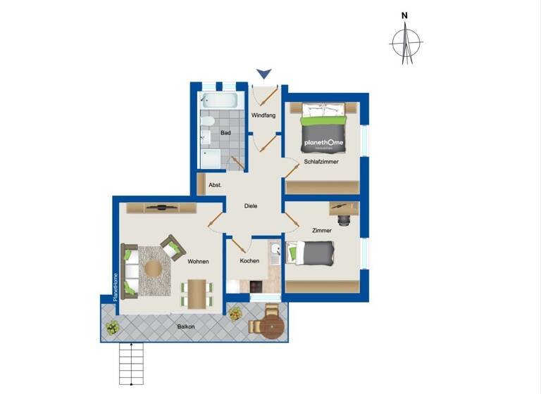 Wohnung zum Kauf 498.000 € 3 Zimmer 79,1 m²<br/>Wohnfläche 1.<br/>Geschoss Brannenburg Brannenburg 83098