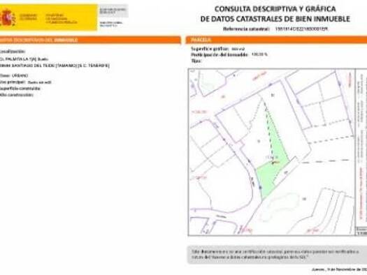 Wohn- und Gewerbegrundstück zum Kauf 99.000 € Cl Palmita Santiago del Teide 38684