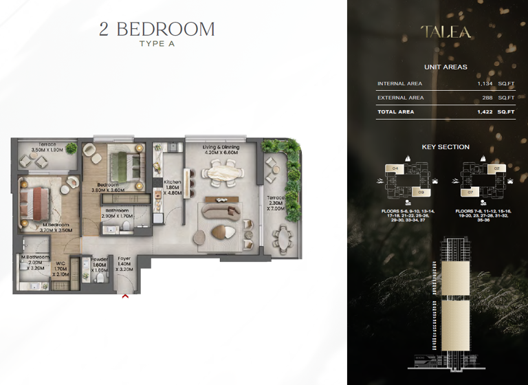 Wohnung zum Kauf 1.021.039 € 3 Zimmer 132,1 m² Dubai