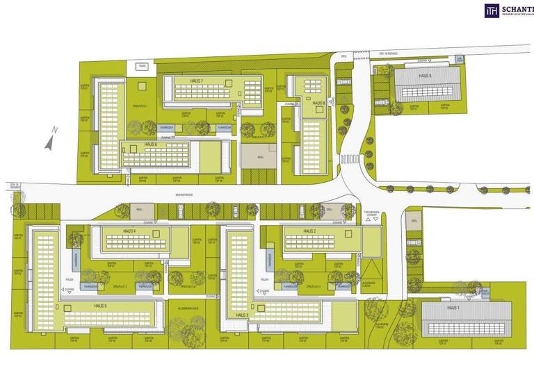 Wohnung zum Kauf - Erstbezug provisionsfrei 259.000 € 3 Zimmer 64 m² 1. Geschoss Zirbenweg Kalsdorf bei Graz 8401