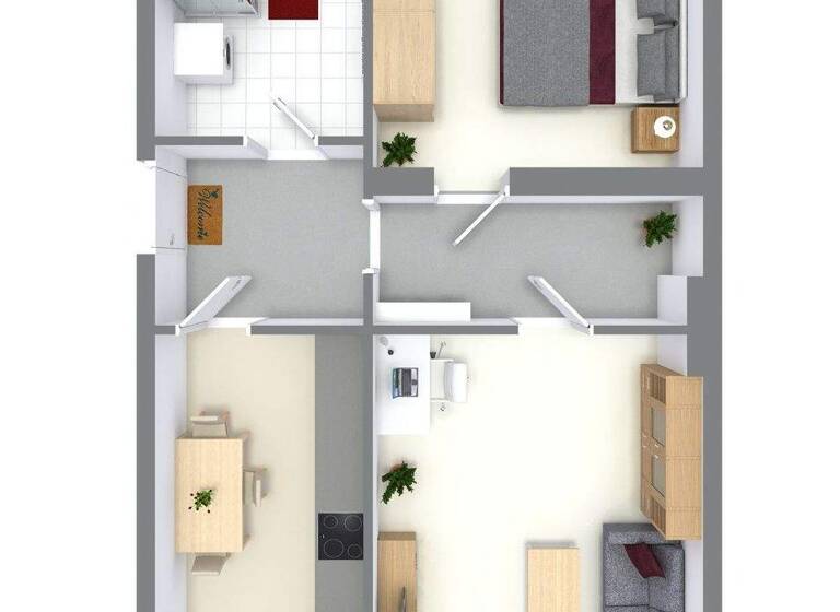 Wohnung zur Miete 331 € 2 Zimmer 57 m² EG Kunnerwitzer Str. 15 Südstadt Görlitz 02826
