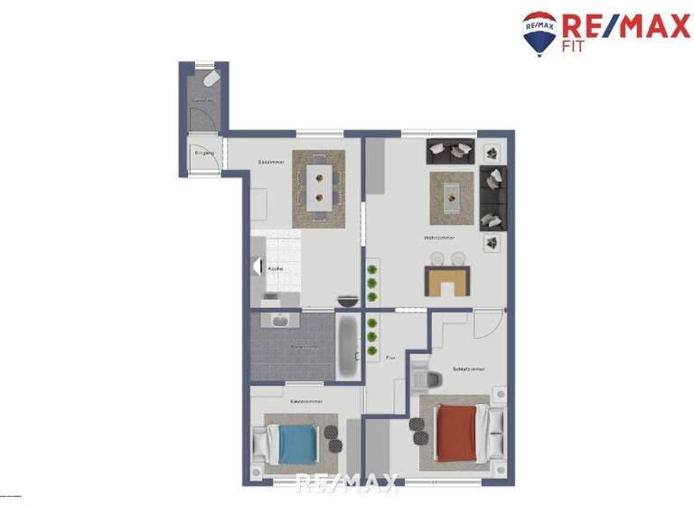 Wohnung zum Kauf 118.000 € 3 Zimmer 80 m² Geboltskirchen 4682
