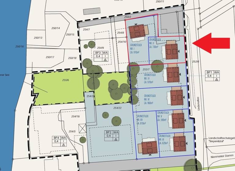 Grundstück zum Kauf provisionsfrei 139.000 € 1.550 m² Grundstück Cramonshagen 19071