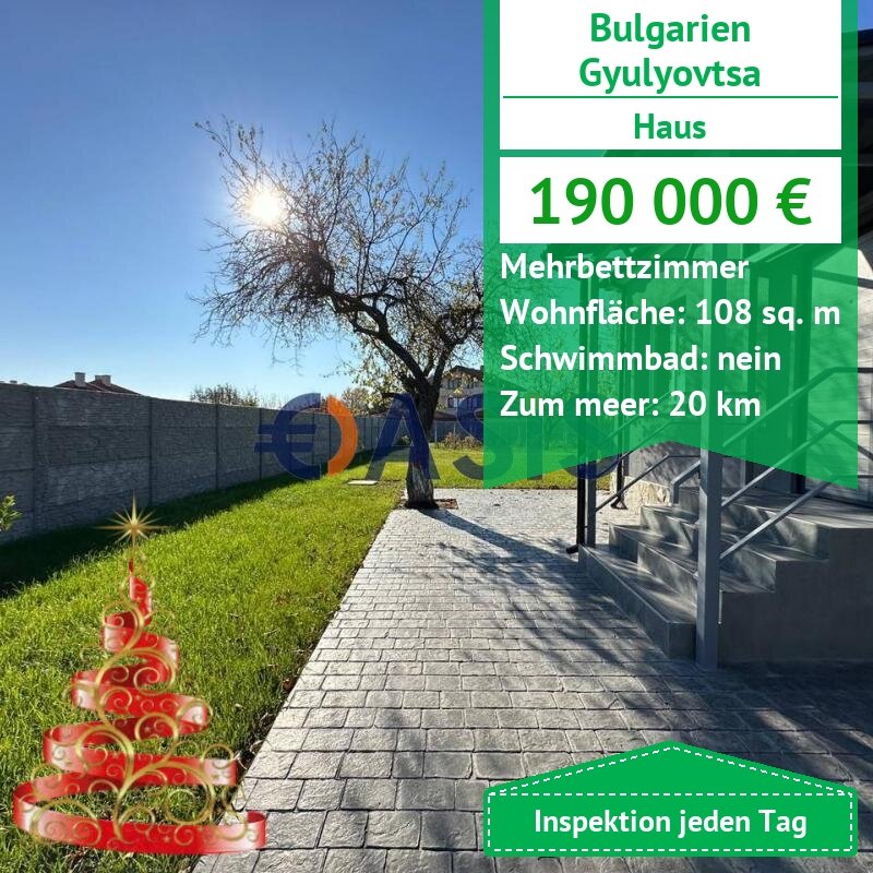 Haus zum Kauf provisionsfrei 190.000 € 5 Zimmer 108 m²<br/>Wohnfläche Gyulyovtsa 8249