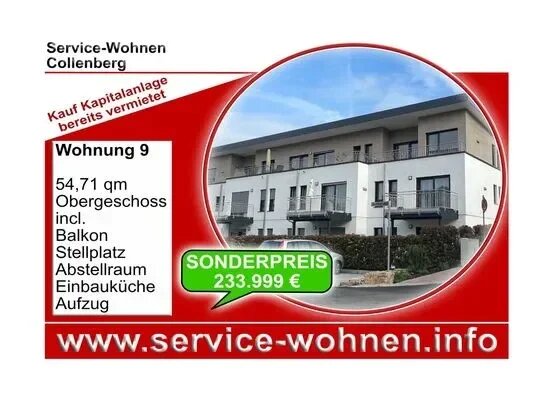 Wohnung zum Kauf provisionsfrei 2 Zimmer 54,7 m²<br/>Wohnfläche EG<br/>Geschoss Streckerring 1 Fechenbach Collenberg 97903