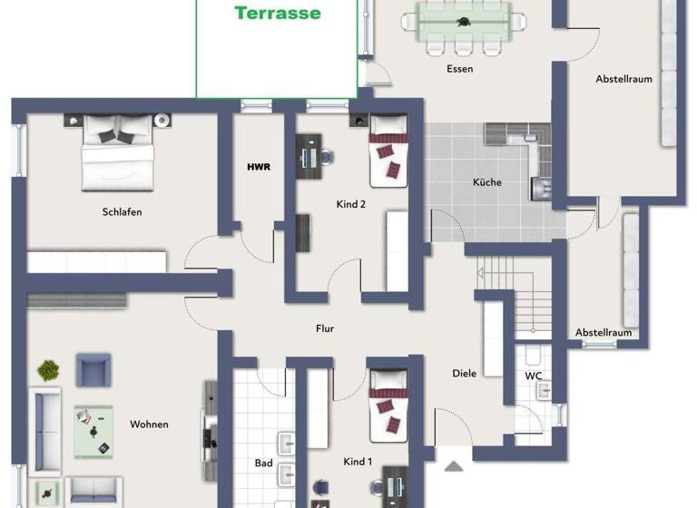 Terrassenwohnung zur Miete 1.200 € 5 Zimmer 146 m² Niederbreisig Bad Breisig 53498
