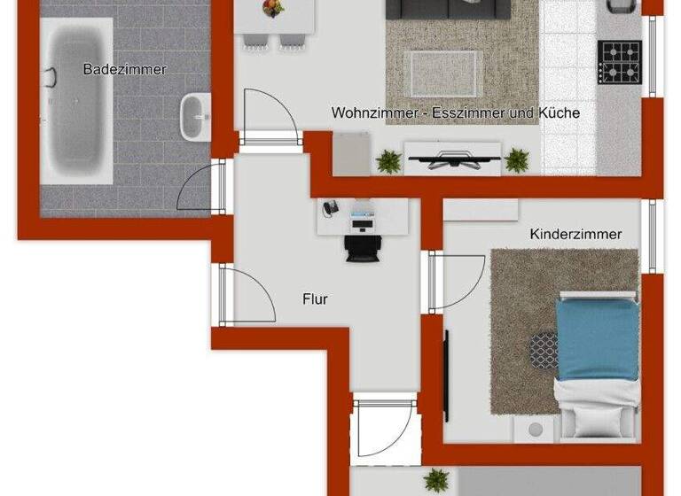 Wohnung zur Miete 680 € 2,5 Zimmer 60 m² Gangkofen 84140
