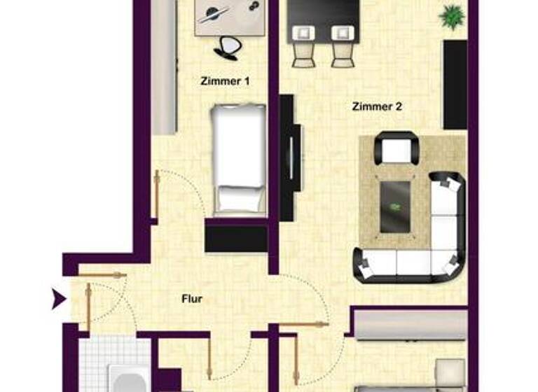 Wohnung zur Miete 354 € 3 Zimmer 58 m²<br/>Wohnfläche 2.<br/>Geschoss ab sofort<br/>Verfügbarkeit Albert-Schweitzer-Straße 33 Altendorf Chemnitz 09116
