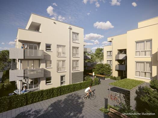 Wohnung zum Kauf - Neubau provisionsfrei 274.000 € 2 Zimmer 48,9 m² EG Hahnenweide 0 Dornstadt 89160