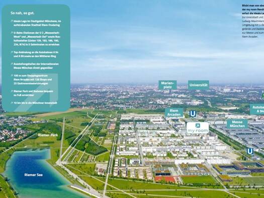 Wohnung zum Kauf 310.000 € 1 Zimmer 22 m² Trudering-Riem München 81829