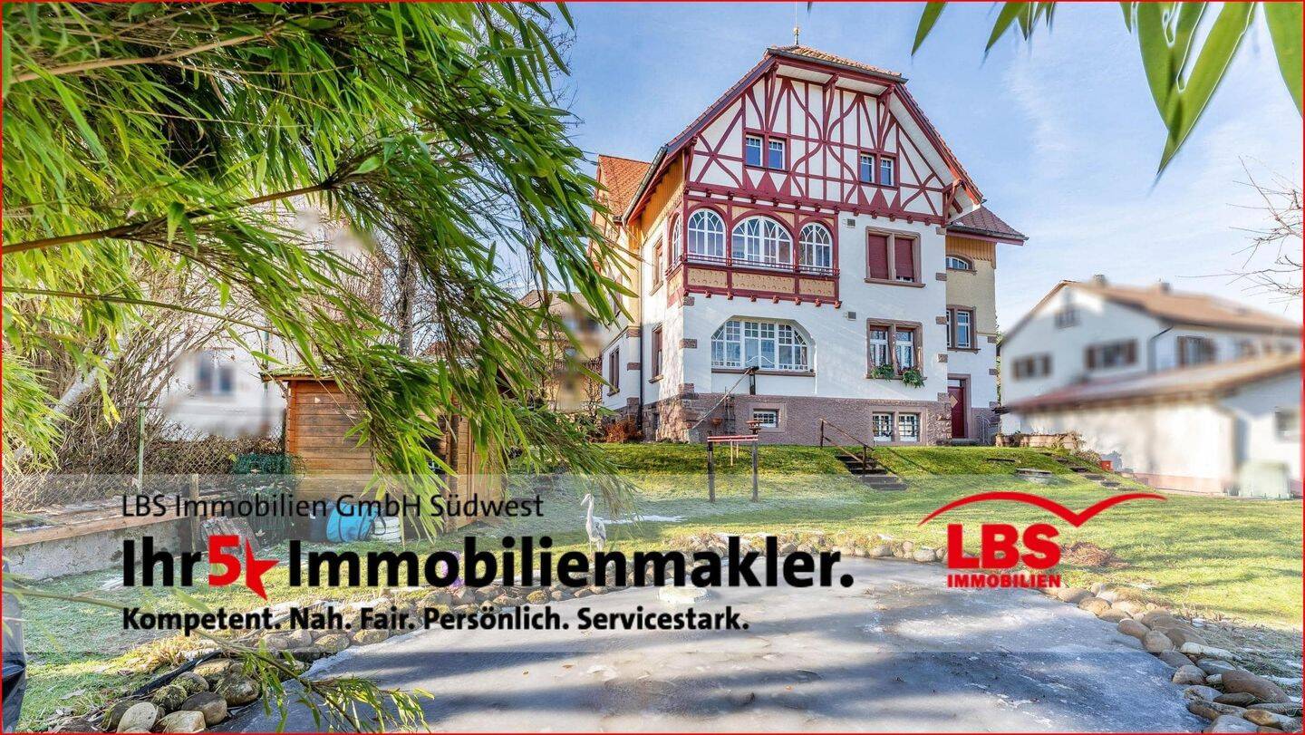 Immobilie in Titisee-Neustadt - Herrschaftliches Dreifamilienhaus mit Villencharakter - reprästentativ, flexibel, werthaltig. - Bild 0