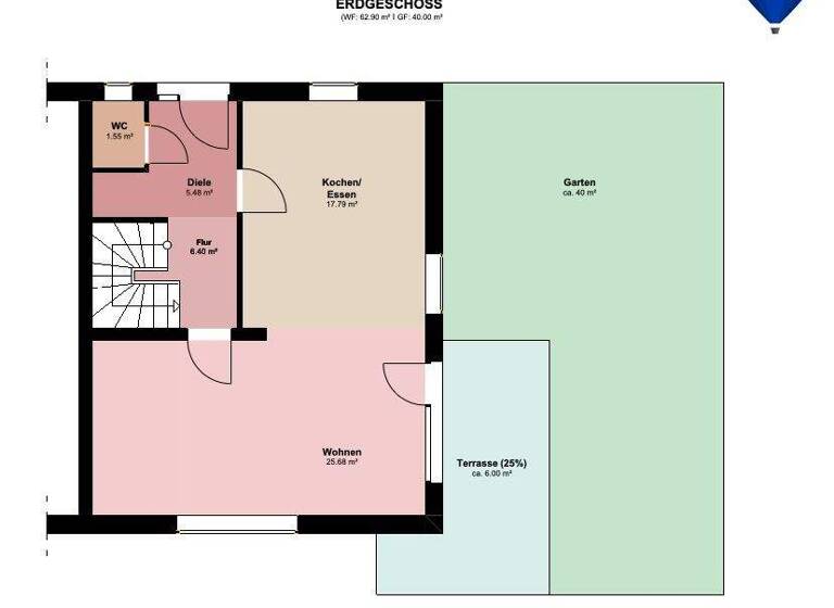 Doppelhaushälfte zum Kauf 649.000 € 5 Zimmer 124 m² 262 m² Grundstück Schnelsen Hamburg 22457