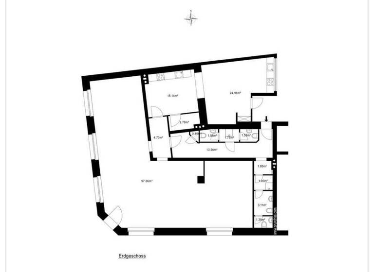 Restaurant zur Miete 97,1 m² Gastrofläche Offenbach am Main Offenbach 63065