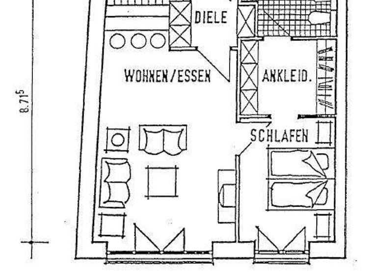 Wohnung zum Kauf 295.000 € 2 Zimmer 53,7 m² EG Ohlsdorf Hamburg 22337