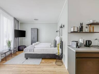 Wohnung zur Miete Wohnen auf Zeit 1.476 € 1 Zimmer 32 m² frei ab 24.03.2025 Fliethstraße Stadtmitte Mönchengladbach 41061