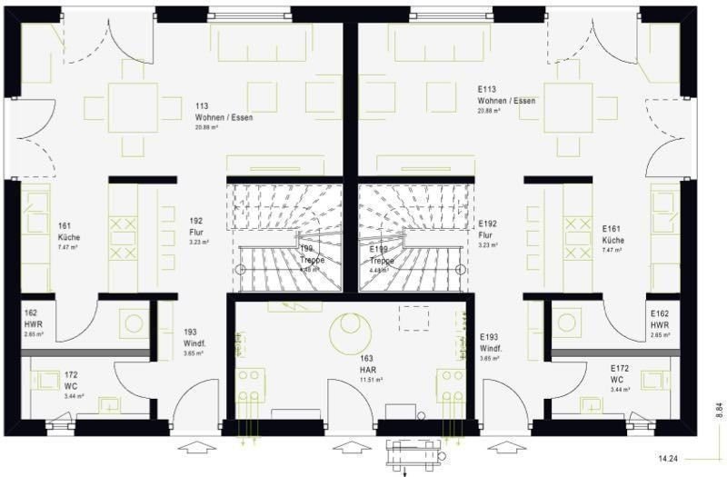 Mehrfamilienhaus zum Kauf provisionsfrei 1.450.000 € 8 Zimmer 800 m²<br/>Wohnfläche 1.250 m²<br/>Grundstück Tempelsee Offenbach am Main 63071