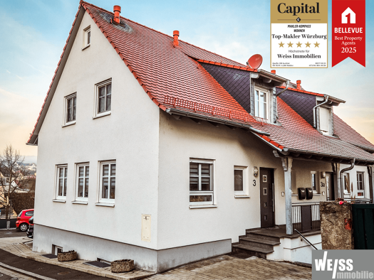 Doppelhaushälfte zur Miete 1.190 € 4 Zimmer 103 m² frei ab 01.03.2026 Sonnemannstraße 3 Höchberg 97204