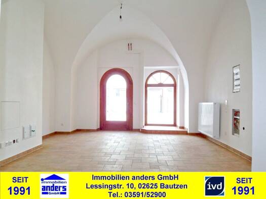 Laden zur Miete provisionsfrei 260 € 2 Zimmer 51,5 m² Verkaufsfläche Bautzen Bautzen 02625