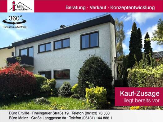 Einfamilienhaus zum Kauf 495.000 € 6,5 Zimmer 178 m² 644 m² Grundstück Hattenheim Eltville am Rhein 65347