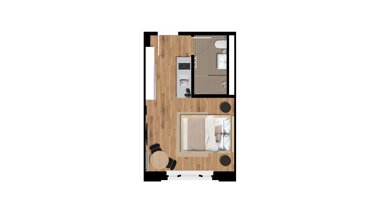 Wohnung zur Miete Wohnen auf Zeit 1.170 € 1 Zimmer 20,7 m² frei ab 04.11.2024 Hauptstraße 2-3 Rummelsburg Berlin 10317