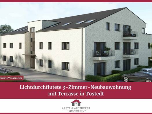 Wohnung zur Miete - Erstbezug 1.400 € 3 Zimmer 105,8 m² frei ab sofort Todtglüsingen Tostedt 21255