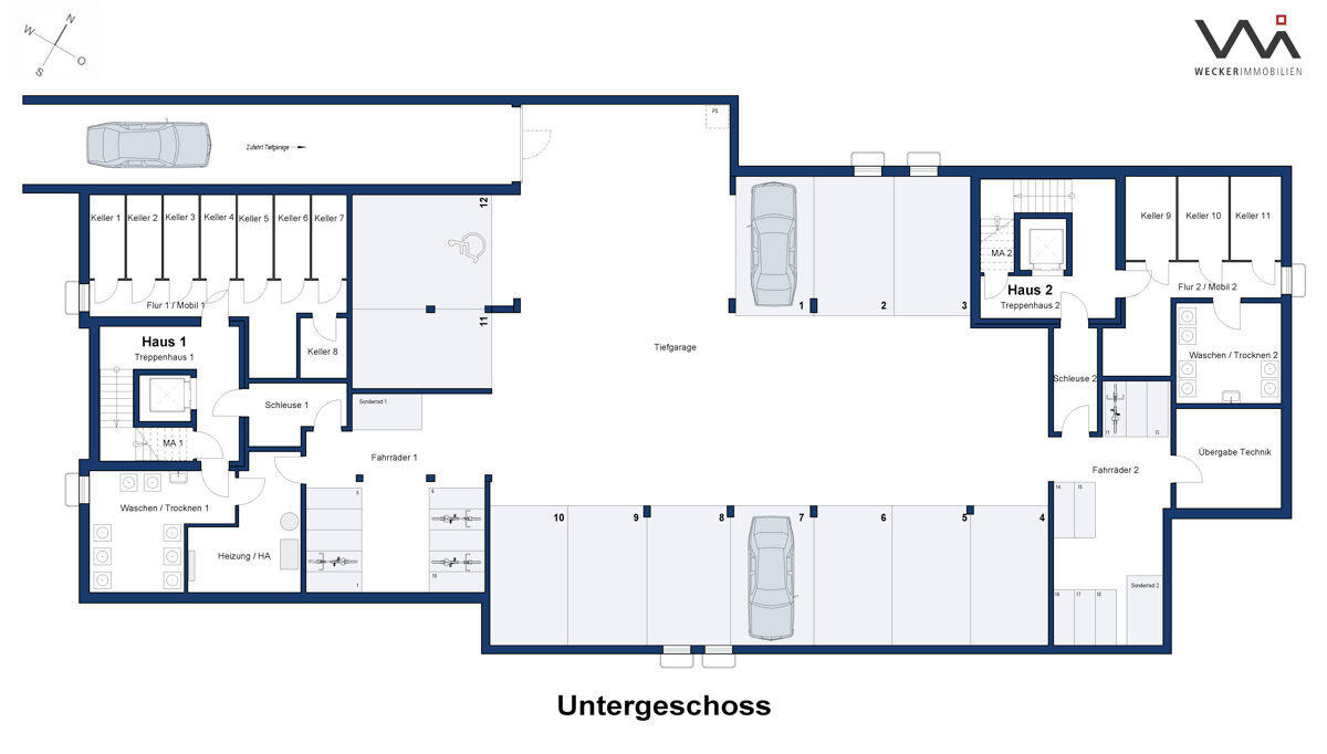 Wohnung zum Kauf als Kapitalanlage geeignet 325.400 € 2 Zimmer 57,3 m²<br/>Wohnfläche Albersloher Weg 595 Angelmodde Münster 48167