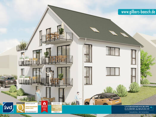 Wohnung zum Kauf - Erstbezug provisionsfrei 279.000 € 2 Zimmer 60,7 m² EG Sirzenich Trierweiler 54311