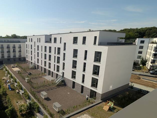 Terrassenwohnung zur Miete - Erstbezug 1.359 € 3 Zimmer 80 m² Geschoss 2/4 frei ab sofort Richterich Aachen 52072