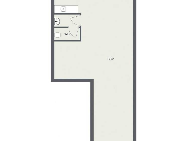 Büro zur Miete 358 € 1 Zimmer 59,7 m² Bürofläche Suhl 98527