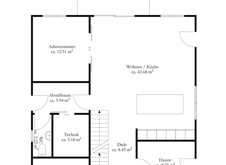 Einfamilienhaus zum Kauf - Erstbezug 1.525.000 € 7 Zimmer 211 m² 360 m² Grundstück Waldingstraße 28c Wellingsbüttel Hamburg 22391