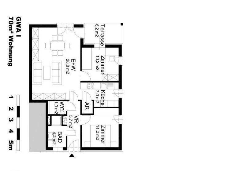 Wohnung zur Miete 635 € 3 Zimmer 70 m² frei ab 01.05.2026 Gleisdorf 8200