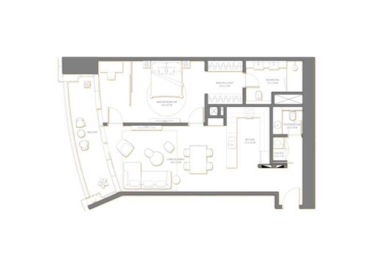 Wohnung zum Kauf - Erstbezug provisionsfrei 967.987 € 2 Zimmer 108,5 m² Dubai