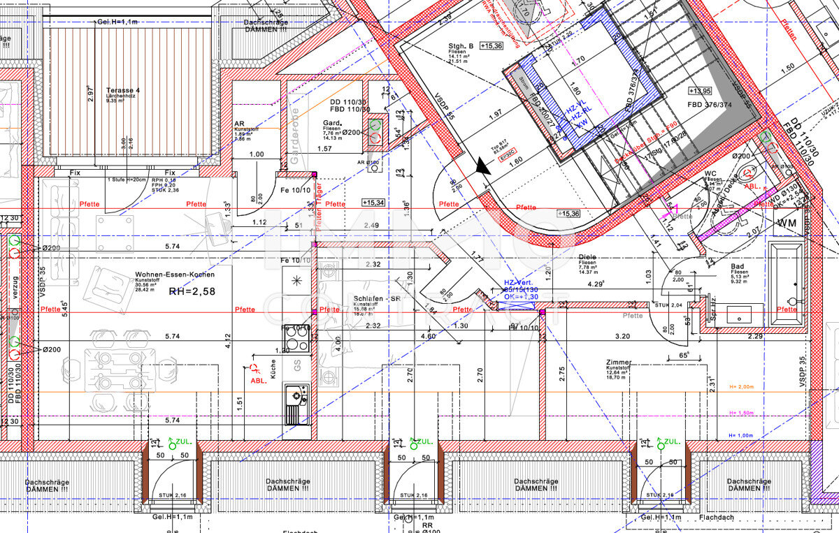 Wohnung zur Miete 941 € 83,6 m²<br/>Wohnfläche 5.<br/>Geschoss Lustenau Linz 4020