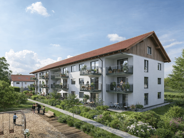 Wohnung zum Kauf - Erstbezug provisionsfrei als Kapitalanlage geeignet 399.900 € 3 Zimmer 69,6 m² Münchener Straße 138 Altmühldorf Mühldorf a.Inn 84453