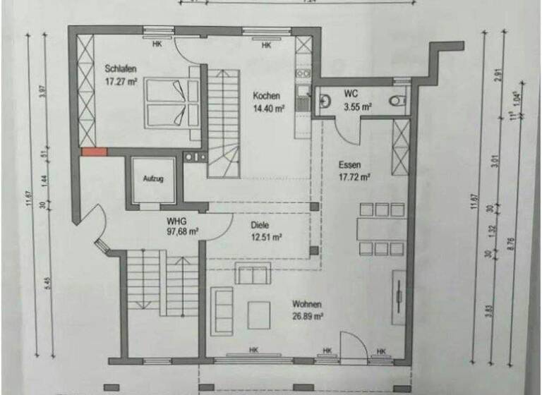 Wohnung zum Kauf 259.000 € 3 Zimmer 126 m² Ansbach 91522