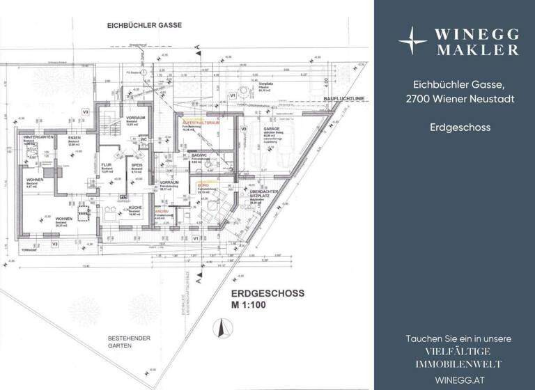 Einfamilienhaus zum Kauf 1.200.000 € 8,5 Zimmer 248,3 m² 1.064 m² Grundstück Eichbüchler Gasse Wiener Neustadt 2700