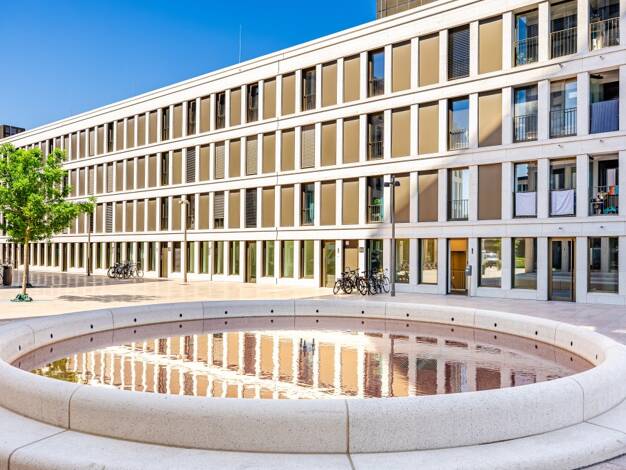 Ladenfläche zur Miete 100 m² Verkaufsfläche teilbar ab 100 m² Europaplatz 12-17 / Max-Planck-Ring 2-12 Bahnstadt Heidelberg 69115