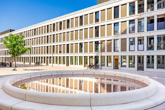 Ladenfläche zur Miete 100 m² Verkaufsfläche teilbar ab 100 m² Europaplatz 12-17 / Max-Planck-Ring 2-12 Bahnstadt Heidelberg 69115