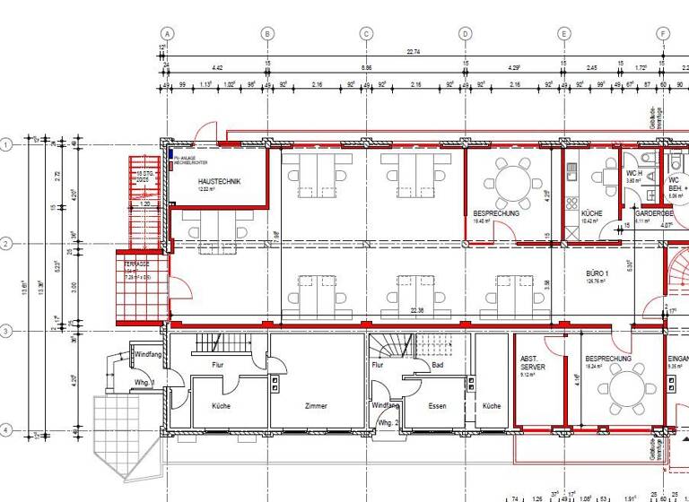 Bürogebäude zur Miete 16,55 € 167 m² Bürofläche Goseburg-Zeltberg Lüneburg 21339