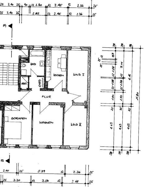 Wohnung zur Miete 570 € 4 Zimmer 89 m²<br/>Wohnfläche 2.<br/>Geschoss Torstr. 44 Südliche Innenstadt Halle (Saale) 06110