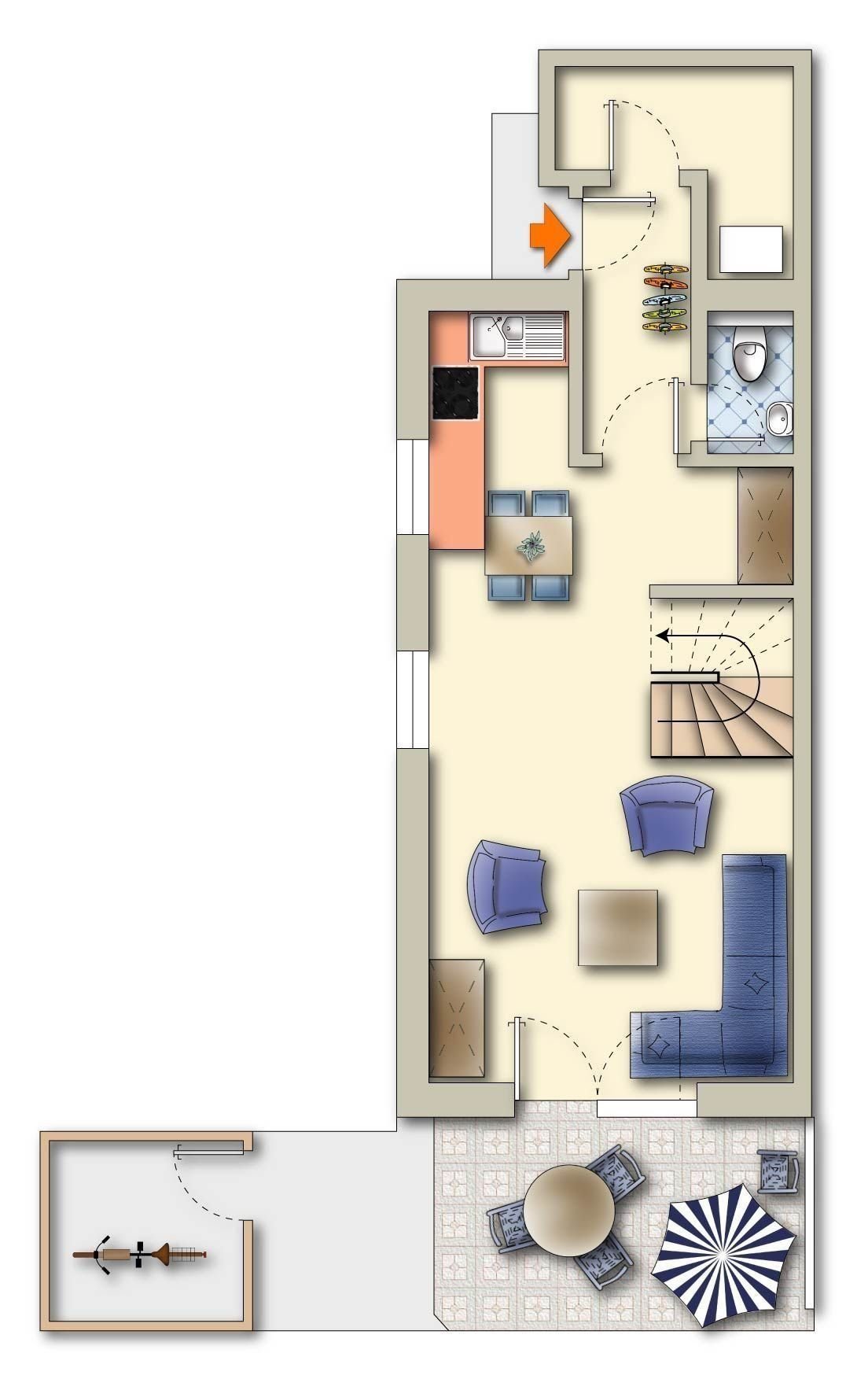 Doppelhaushälfte zum Kauf 399.000 € 3 Zimmer 80 m²<br/>Wohnfläche 230 m²<br/>Grundstück Zingst Zingst 18374