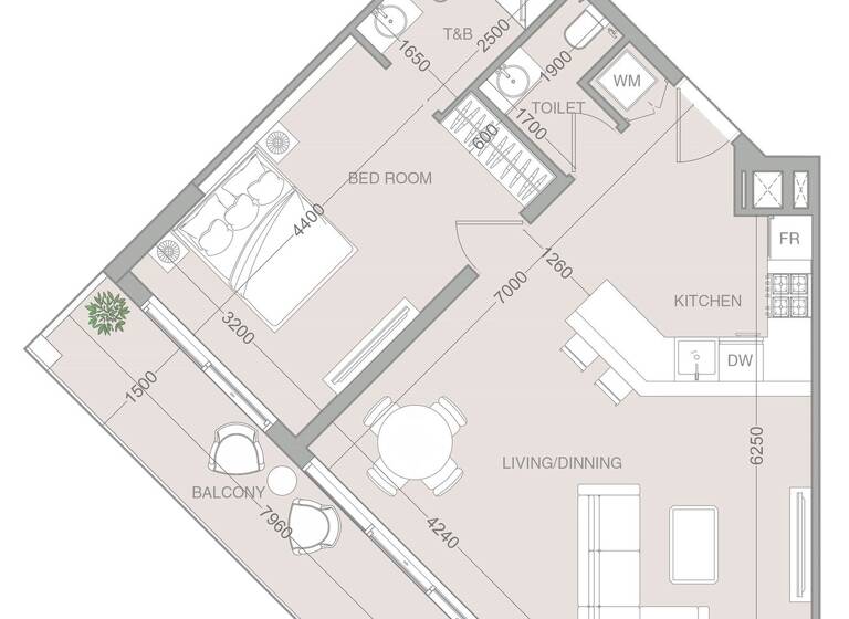 Wohnung zum Kauf provisionsfrei 302.495 € 2 Zimmer 76,6 m² Dubai 00000