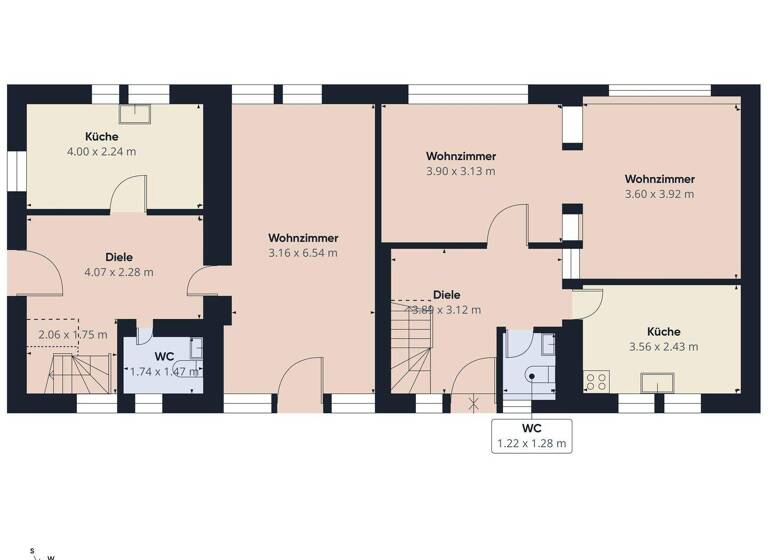 Mehrfamilienhaus zum Kauf 249.000 € 6 Zimmer 152,7 m² 312 m² Grundstück Brackstedt Wolfsburg / Brackstedt 38448