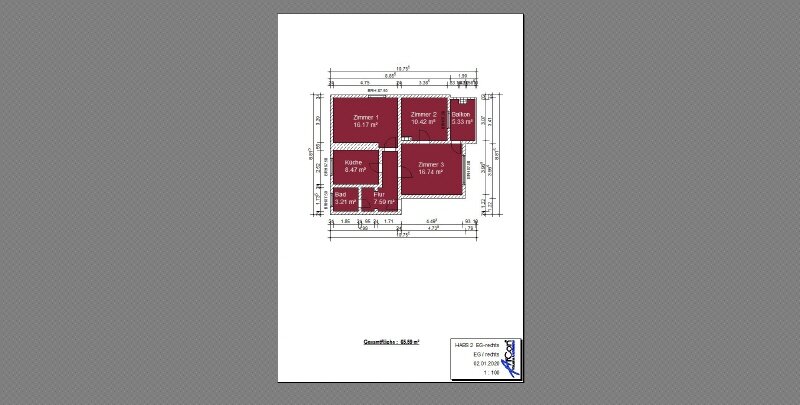 Wohnung zur Miete 929 € 3 Zimmer 65,6 m²<br/>Wohnfläche ab sofort<br/>Verfügbarkeit Habsburgerring 2 Königstor 5 Minden 32427